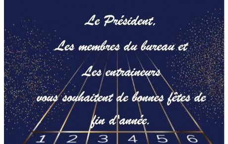 Bonnes fêtes de fin d'année